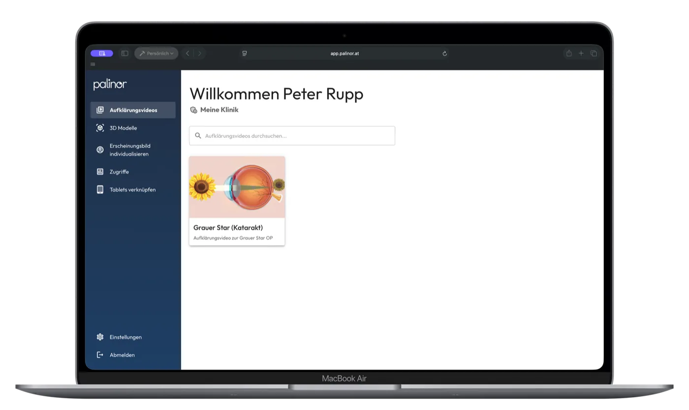 Palinor web portal
